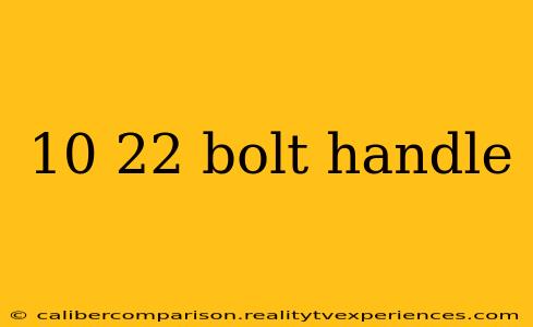 10 22 bolt handle