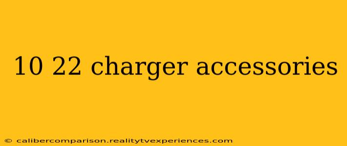 10 22 charger accessories