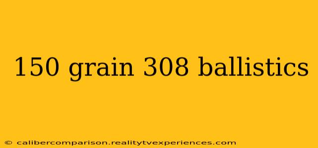 150 grain 308 ballistics