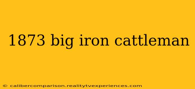 1873 big iron cattleman