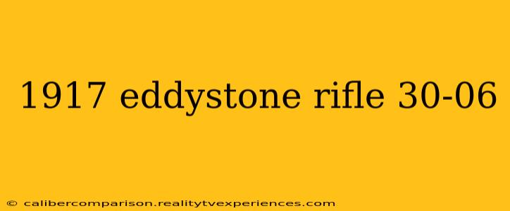 1917 eddystone rifle 30-06