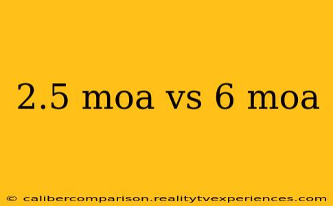 2.5 moa vs 6 moa