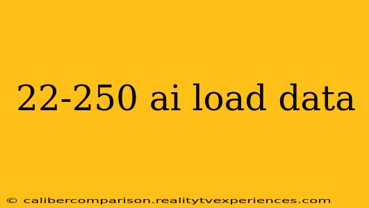 22-250 ai load data