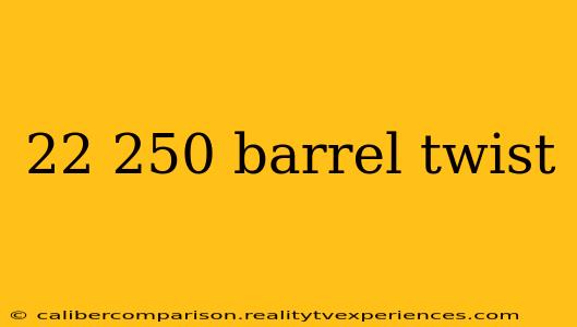 22 250 barrel twist