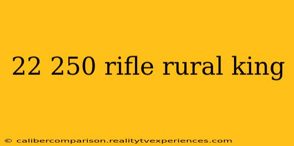 22 250 rifle rural king