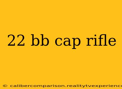 22 bb cap rifle