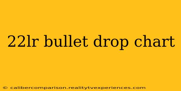 22lr bullet drop chart