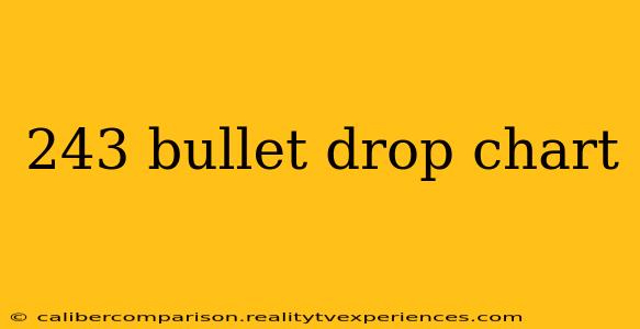 243 bullet drop chart