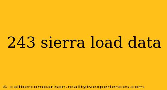 243 sierra load data