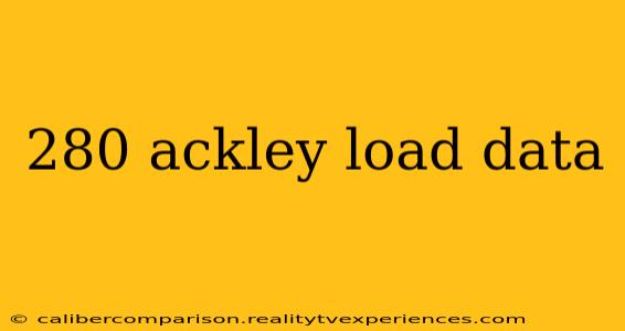 280 ackley load data