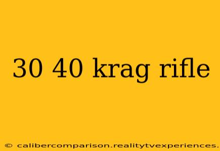 30 40 krag rifle