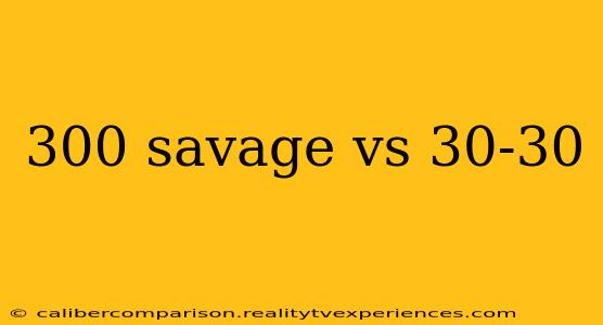 300 savage vs 30-30