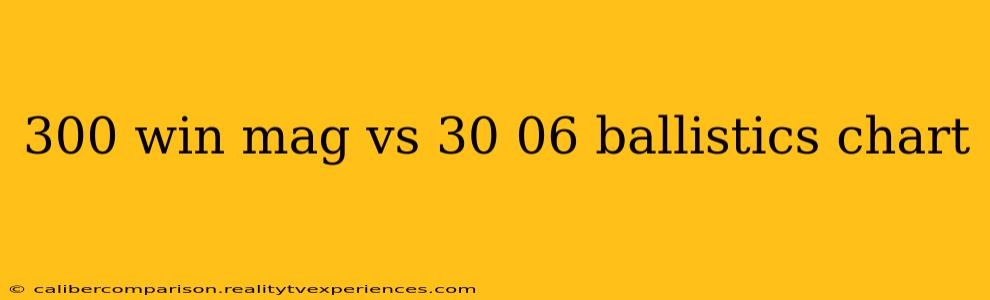 300 win mag vs 30 06 ballistics chart