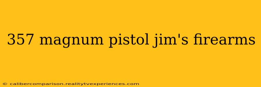 357 magnum pistol jim's firearms