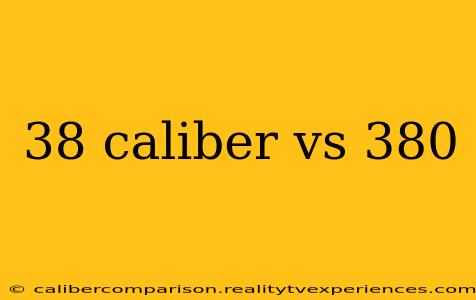 38 caliber vs 380