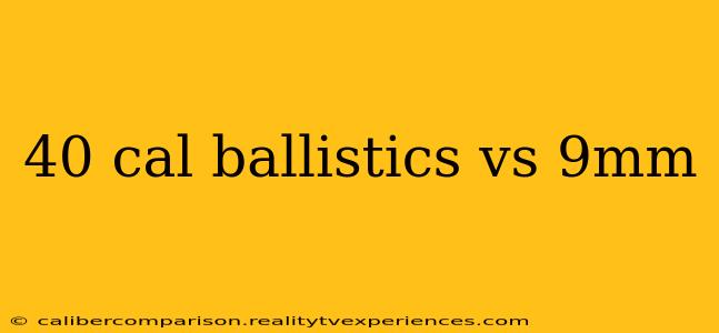 40 cal ballistics vs 9mm