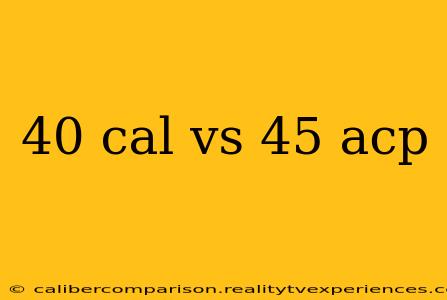 40 cal vs 45 acp