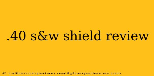 .40 s&w shield review