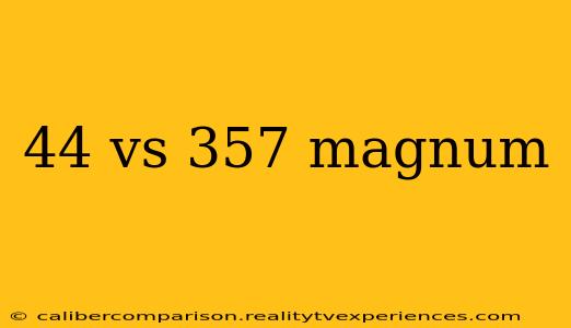 44 vs 357 magnum