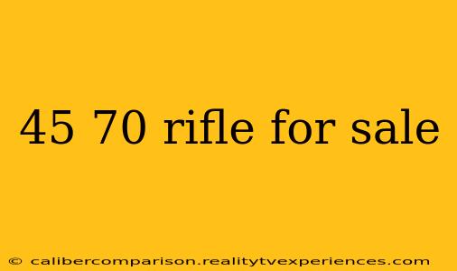 45 70 rifle for sale