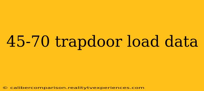 45-70 trapdoor load data