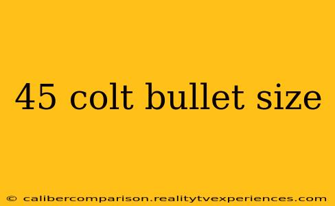 45 colt bullet size