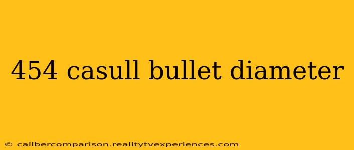 454 casull bullet diameter