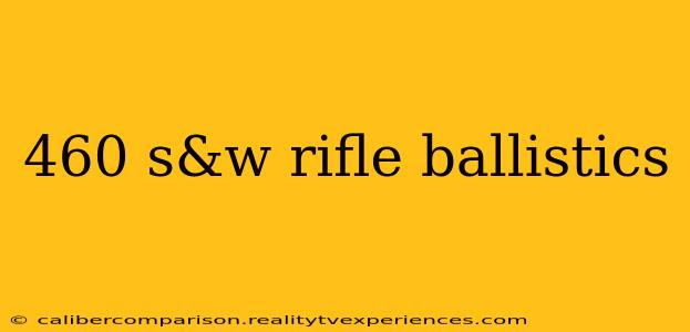 460 s&w rifle ballistics