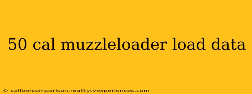 50 cal muzzleloader load data