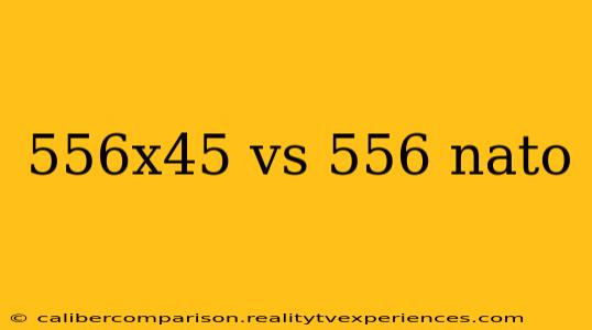 556x45 vs 556 nato