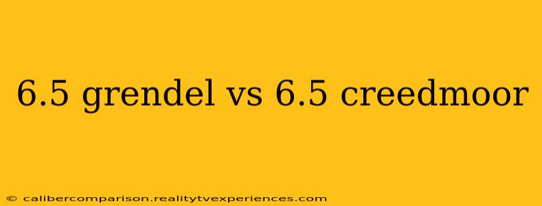 6.5 grendel vs 6.5 creedmoor