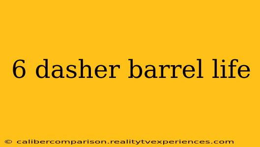 6 dasher barrel life