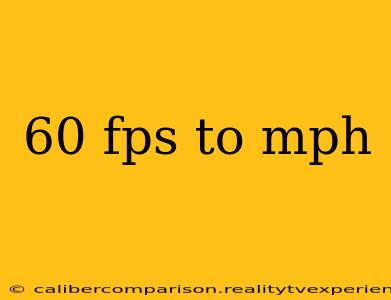 60 fps to mph