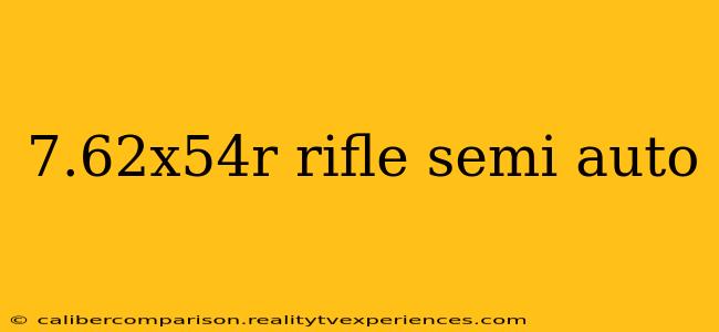 7.62x54r rifle semi auto