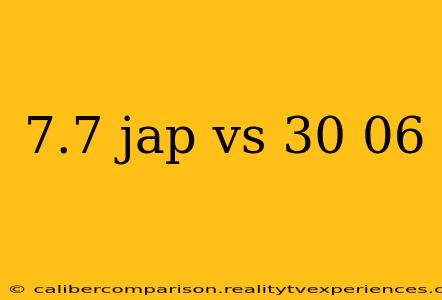 7.7 jap vs 30 06