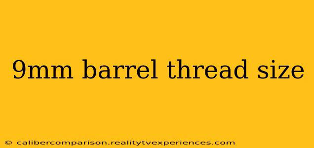 9mm barrel thread size