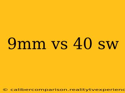 9mm vs 40 sw