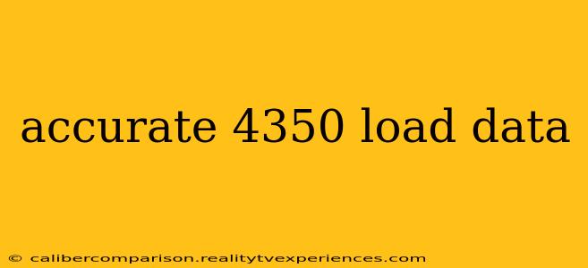 accurate 4350 load data