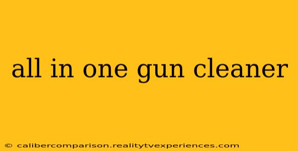 all in one gun cleaner