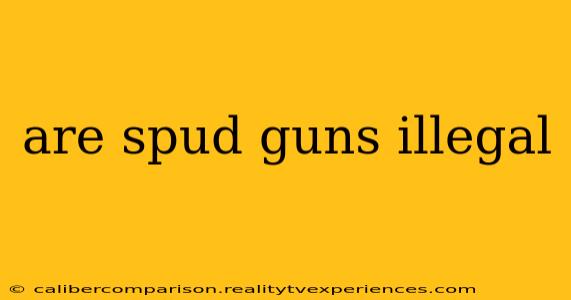 are spud guns illegal