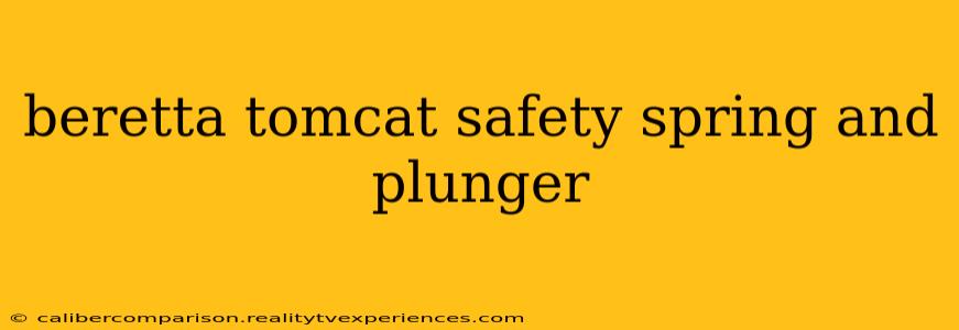 beretta tomcat safety spring and plunger