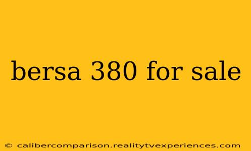 bersa 380 for sale