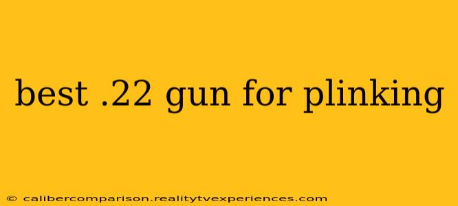 best .22 gun for plinking