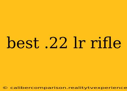 best .22 lr rifle