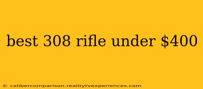 best 308 rifle under $400