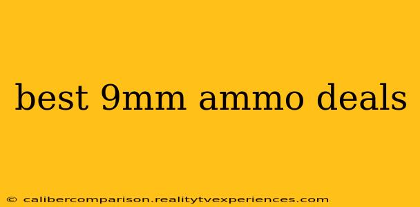 best 9mm ammo deals