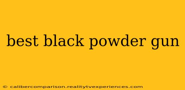 best black powder gun