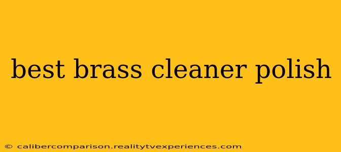 best brass cleaner polish