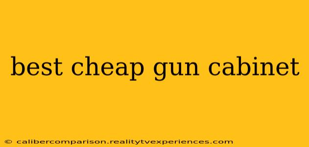 best cheap gun cabinet