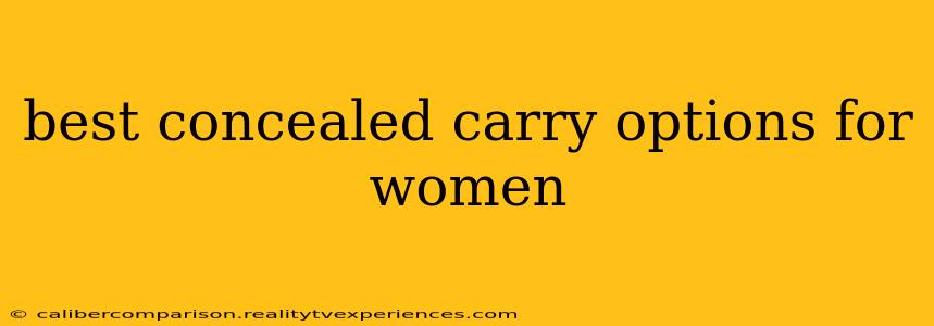 best concealed carry options for women